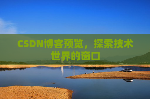 CSDN博客预览，探索技术世界的窗口